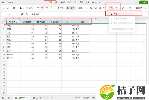 WPS筛选怎么操作 WPS使用教程