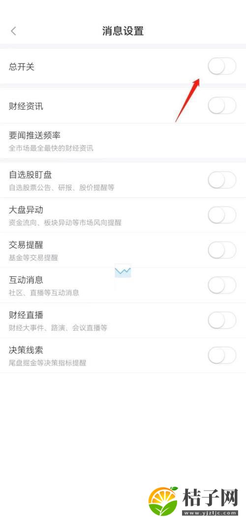 新浪财经怎么关闭消息总开关功能 新浪财经关闭消息总开关教程